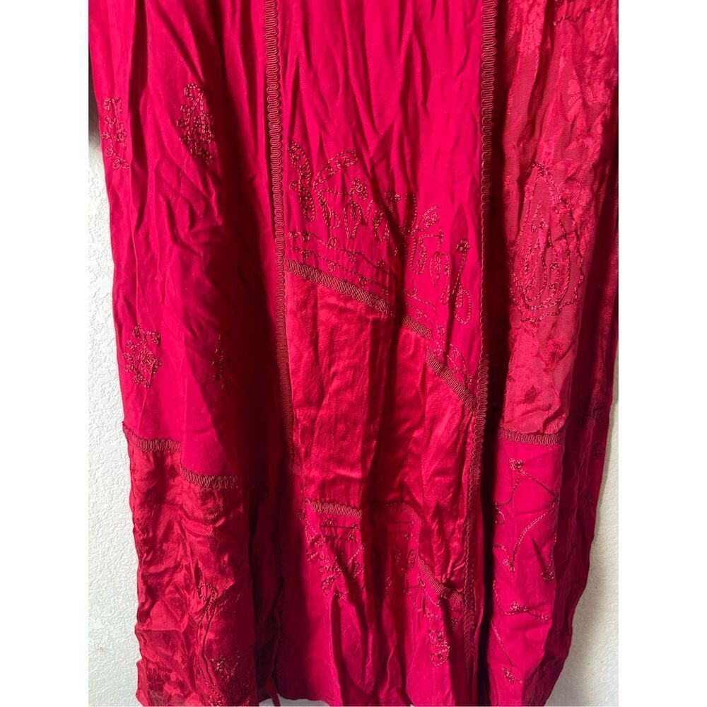 Vintage paragon embroidered midi boho lagenlook indie size medium - Picture 2 of 7